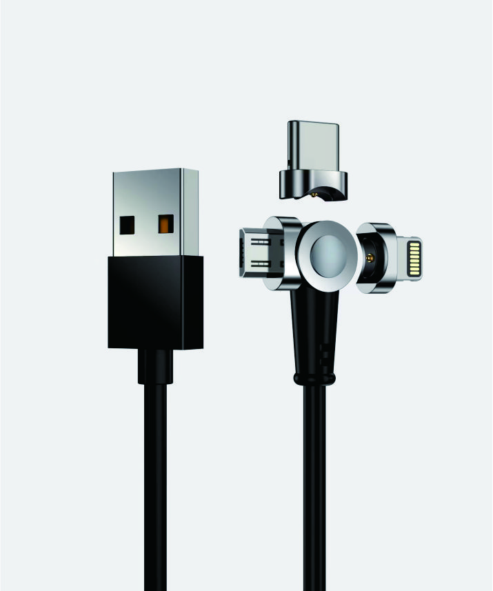 Rotating Magnetic Charging cable