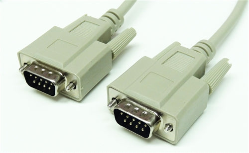 RS-232 Serial Cable, DB9 Male to DB9 Male